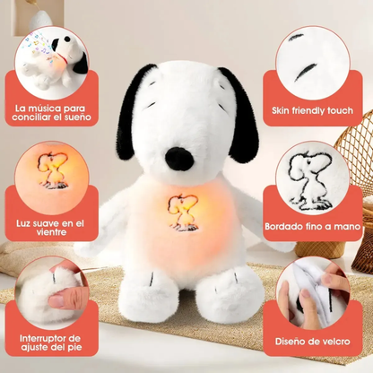 peluche de snoopy respirable calmante